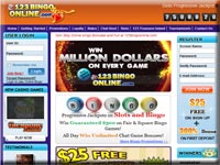 123 Bingo Site
